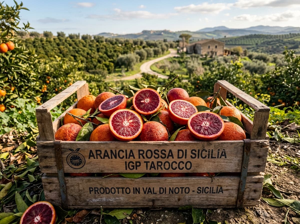 Arancia Rossa di Sicilia IGP Tarocco di Noto - Cassa 9 kg